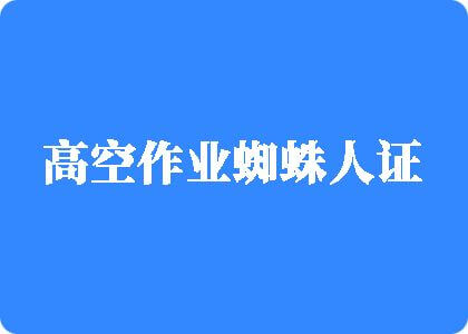 黑丝小骚逼被操的嗷嗷叫视频高空作业蜘蛛人证